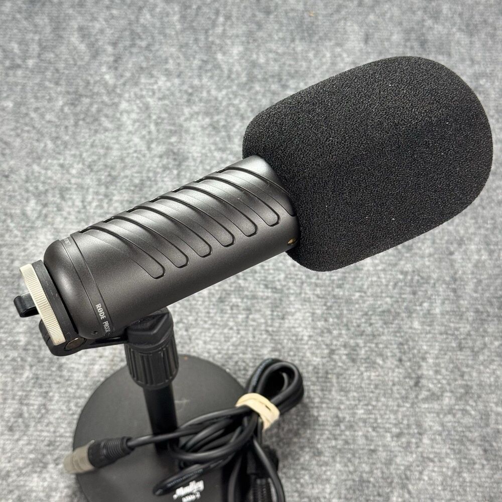 Rode Procaster Broadcast Dynamic Microphone XLR w/ Mount Stand and Cable